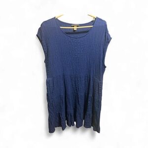 Knox Rose Navy Textured Midi Dress